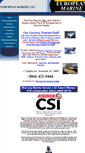 Mobile Screenshot of europeanmarine.org