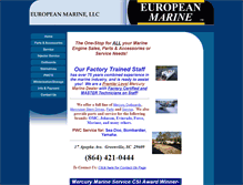 Tablet Screenshot of europeanmarine.org